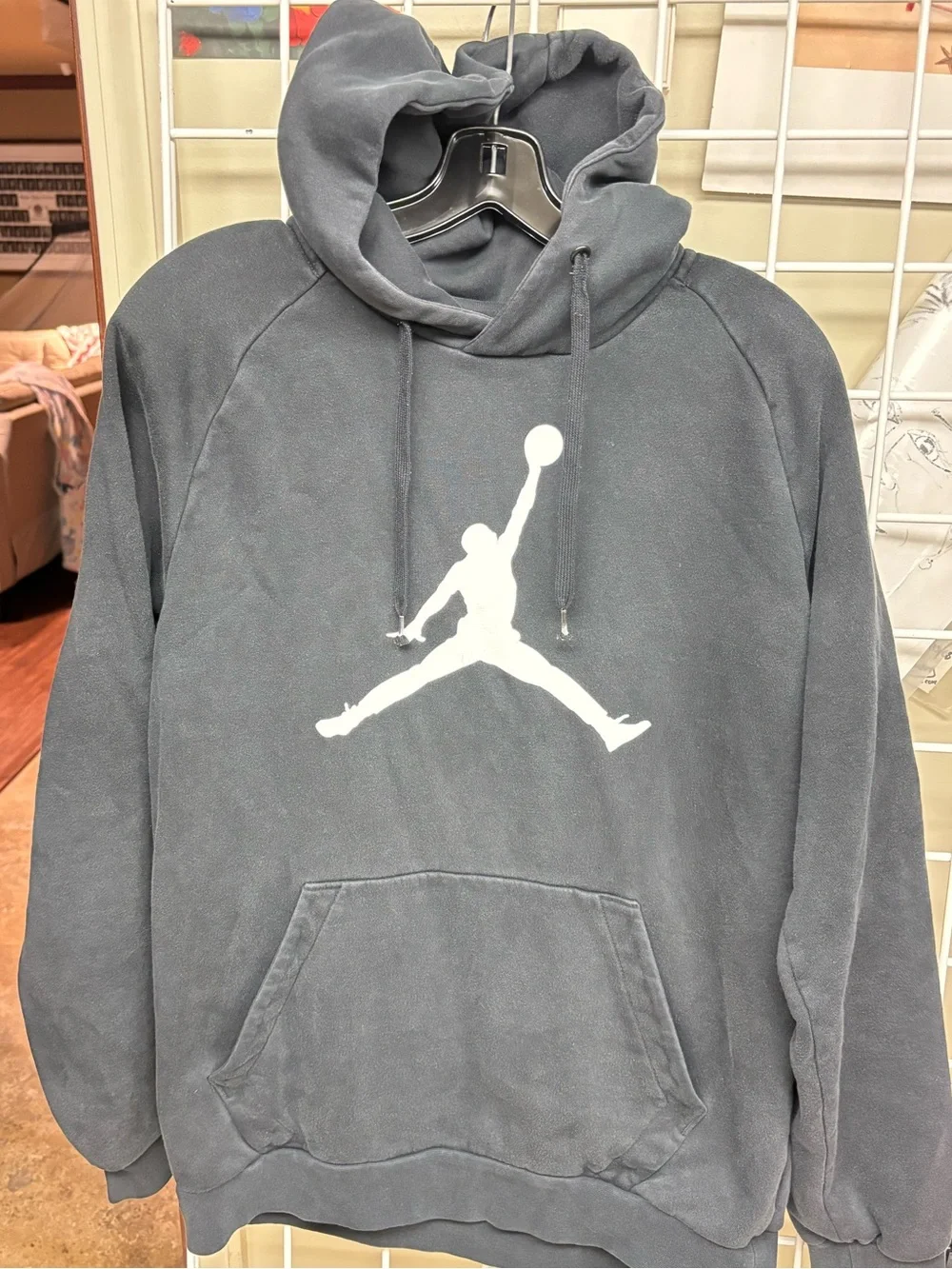 Jordan Jumpman Big Logo Hoodie Size Men’s M Medium (see Description)#Bulls#NBA
